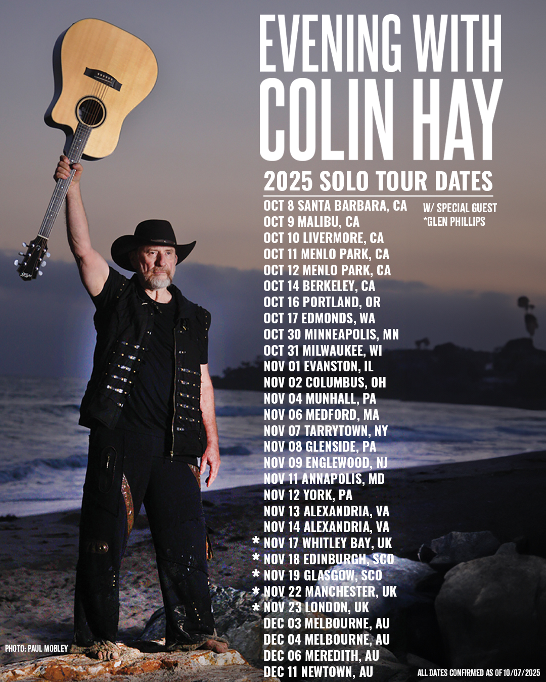 Colin Kicks Off 2025 Solo Tour